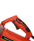 Heavy Duty Beast 3000W Electric Concrete Saw Sporting 14 Inch Blade handle detail with ergonomic grip and power trigger.
