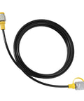 Pro Grade Heavy Duty Hydraulic Test Hose with nylon lining and polyurethane cover, 2m length, M16x2 to 1/4 inch female ends