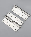 Self Closing Stainless Steel Door Hinges For Interior And Exterior Doors with heavy duty bearing, shown in silver finish