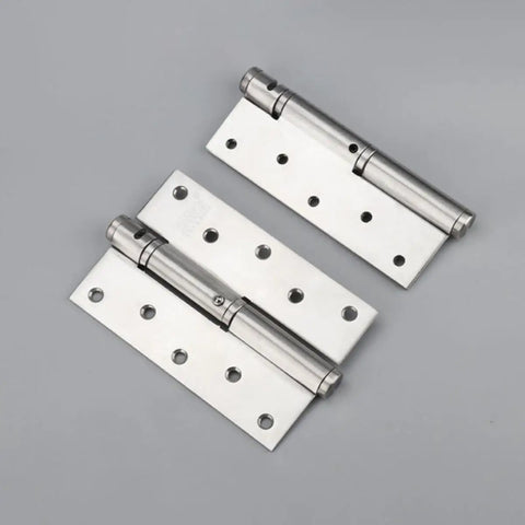 Self Closing Stainless Steel Door Hinges For Interior And Exterior Doors with heavy duty bearing, shown in silver finish