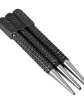 Sick 3 Piece Center Punch Kit Forged From High Carbon Steel With A Hella Secure Non Slip Grip, 1.5mm, 2mm, 3mm tip sizes.