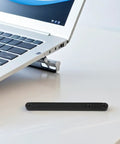 Laptop stand next to plastic drawer slide from Plastic Drawer Slides Set Of 12 With Bottom Mount Rails Easy Install Heavy Duty Smooth Operation
