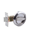Stainless Steel 304 Hidden Cup Door Lock Kit With Privacy Latch Doorknob Ring And Pull Handle For Sliding Doors And Furniture
