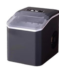 No Sweat Countertop Flake Ice Maker Machine With Silent Operation For Home Bars, compact design with clear lid.