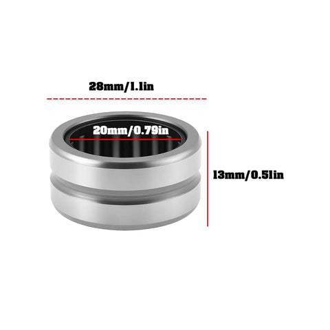 RNA4902 Needle Bearing 20x28x13 mm 2 Pack For Industrial Equipment Automotive Gearboxes And Power Tools Heavy Duty Steel Construction Easy Install High Performance Replacement Bearing For Long Lasting Performance