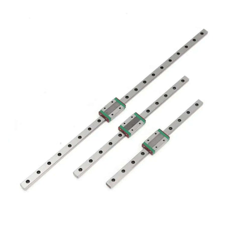 Get This High Precision Mgn12 Linear Guide Rail Kit With Mgn12h Sliding Block For Smooth 3D Printer Builds And CNC Machine Tool Upgrades Featuring Bear Steel Hardness., MGN12 steel linear rail kit with three sliding blocks for 3D printers and CNC machines
