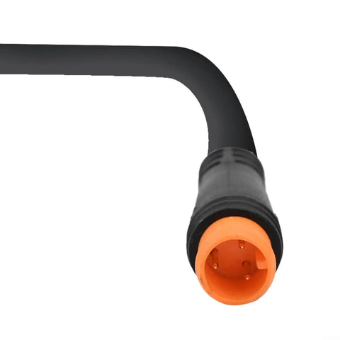 Close-up of 3-pin Hall sensor connector for Top Notch Electric Bike Hydraulic Brake Lever with Bafang E Bike Motor System.