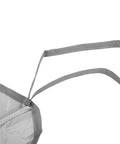 Close-up of drawstring on grey 3 seater swing cushion cover replacement for patio garden yard easy to install durable all weather