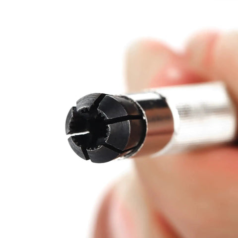 Close-up of adjustable fit tip of Crown Winder Tool For Mechanical Watches Hand Operated Winding Repair Kit For DIY Enthusiasts