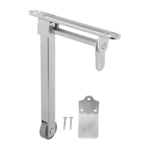 Beefy Heavy Duty Automatic Door Closer Kit with Metal Construction and Stainless Steel Spring, includes hinge and screws.