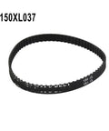 Timing Belt 381mm Perimeter, 10mm Wide, 75 Teeth, 5.08mm Pitch Rubber Drive Belt For Power Transmission Parts, Durable And Easy Install, High Precision, Long Service Life. black rubber timing belt marked 150XL037