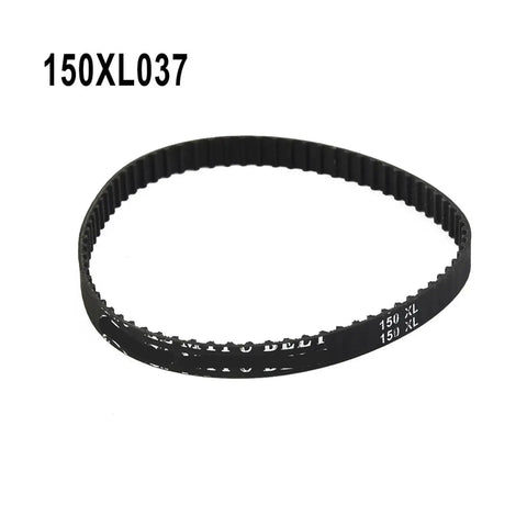 Timing Belt 381mm Perimeter, 10mm Wide, 75 Teeth, 5.08mm Pitch Rubber Drive Belt For Power Transmission Parts, Durable And Easy Install, High Precision, Long Service Life. black rubber timing belt marked 150XL037