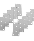 Stainless Steel Corner Brace Set 10 Pcs Flat Mending Plates No Rust Built To Last Heavy Duty Corner Brackets