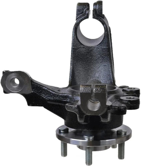 Front Left Wheel Hub Bearing And Steering Knuckle Assembly For Ford Focus 2012 2013 2014 2015 2016 2017 2018 2.0L FWD Preassembled Bolt On Replacement Part Easy Install Driver Side