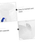 Close-up of polypropylene material used in the tabletop water dispenser cooler for home office and outdoor use