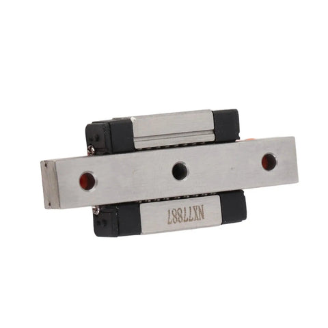 Miniature 7mm Width Linear Guide Rail With Slide Block For Small Automation Projects And Precision Instruments In 40mm 55mm Or 70mm Lengths, close-up