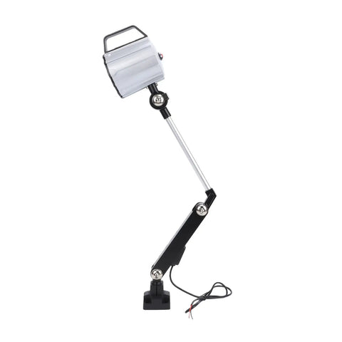 Top Shelf 24W Articulating Led Workshop Light Aluminum Alloy Machine Lamp with adjustable arm and base for CNC lathes.