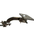 Electronic Drum Module Mounting Plate With Universal Clamp for drum sets and cymbal stands, metal bracket view