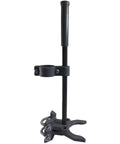 Rugged Push Style Pool Gate Latch For Chain Link Fences Drops Right Onto One Five Eight Inch Frames And One Seven Eight Inch Posts Delivers Knockout Protection With Total Ease In A Killer Bulk Pack Of Thirty Five - black heavy duty latch with a vertical bar and mounting area.