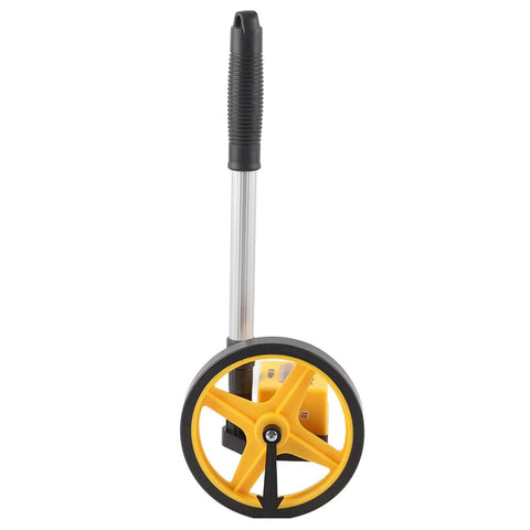 Jiawu Mini Accurate Distance Measuring Wheel 0~9999.9m with Telescopic Handle, TPR anti-skid design for surveys