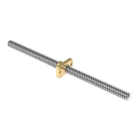 8Mm Brass Flange Lead Screw Nut With 2Mm Pitch And 8Mm Lead for CNC Parts and 3D Printer Upgrades, Ender 3 CR-10 Compatible