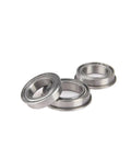 Beefed-Up 10 Pack Shielded Flange Ball Bearings F682ZZ F683ZZ F684ZZ F685ZZ F686ZZ F687ZZ F688ZZ F689ZZ visible, thin metal shields.