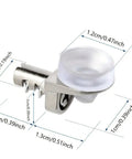 Glass cabinet shelf pins from Heavy Duty Shelf Brackets With Glass Cabinet Shelf Pins For Bookcase Cupboard And Closet Premium Steel Wall Mount Brackets For Pantry Garage Kitchen Storage Tools Books And Dishes