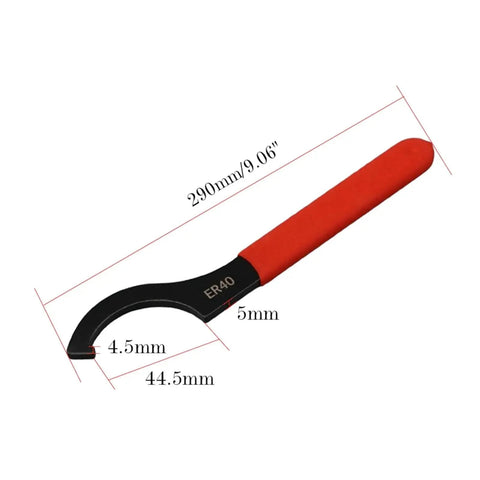 Hardcore Er25 Collet Wrench With Sweet Anti Slip Handle For Cnc Milling And Lathes Rock Solid Carbon Steel Chuck Spanner That Powers Through Tasks Without Breaking A Sweat