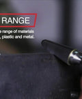 Drill America SD-7 carbide burr ball-end for die grinder, 1/4" shank, metalworking close-up view