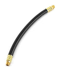 Built Tough Rubber Air Compressor Hose With Solid Brass Fittings And 300 Psi Max Pressure For Dependable Shop Use.