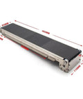 DC 24V Stainless Steel Mini Conveyor Belt System For Vending Machines, 460mm x 85mm, PU Belt, Steel Frame, No PSU