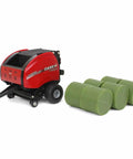 Case IH RB565 Premium HD Round Baler One Thirty Second Scale Diecast Model With Dope Detailing And Working Rear Hatch Ejecting Bales