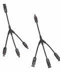 Beefy Heavy Duty Solar Y Branch Splitter 3 Way Parallel Connector 1 Male To 3 Female And 1 Female To 3 Male Up To 6 Panels