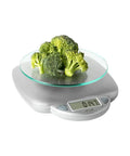 Digital Glass Top Kitchen Scale With 11 Lb Capacity And LCD Display Weighs In Grams And Ounces For Baking Cooking And Meal Prep