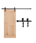 Heavy Duty Sliding Barn Door Hardware Kit Supports Up To 330 Lb, For Doors Up To 36 Inches Wide And 1.375 To 1.75 Inches Thick
