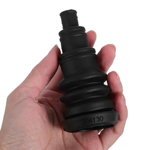 Premium Universal 4-Piece Car Rubber Cable Grommet Kit For Wiring Harness With High Stretch And Easy Fixing For Quick Automotive Repairs And Wire Management That Keeps Everything Clean Under The Hood, black rubber grommet in hand