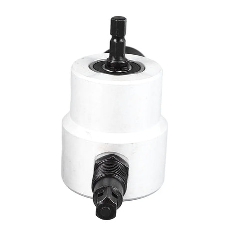 Super Fast Double Head Sheet Metal Nibbler Drill Attachment, metal drill adapter, 8mm compatible, for precise cutting