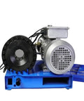 Industrial Grade Electric Hydraulic Hose Press Automatic Crimping Machine For High Pressure Pipe And Fitting Setup with motor and crimping head.