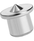 Premium Dowel Centers For Woodworking 6-8-10-12mm Locating Pins Set, steel construction, angled view of pin detail.