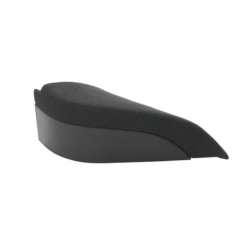 Front Left A Pillar Tweeter Speaker Cover For Tesla Model 3 Interior Replacement Trim Panel 2017 To 2023 Oem 109565700F side view in black plastic.