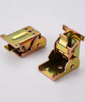 2 Pack 90 Degree Self Locking Folding Hinge Steel Foldable Bracket Hidden Hinge For Extension Brackets Of Table Legs Bed Legs And Workbenches Built Tough, close-up view