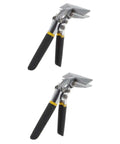 2 Piece Manual Sheet Metal Seamer Set For Edge Forming And Flattening With Duckbill Pliers Hand Tools Pro Grade Metal Bending