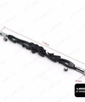 Badass Black Skull Shift Linkage For Harley Softail Models 6061 Billet Aluminum 12 Inch Length Extends To Sixteen Point Five Inches Center To Center Mounts Three Inches Longer Than OEM Durable Fit For Dyna Glide Flht Flhr Fxdwg, 40cm black skull shift linkage
