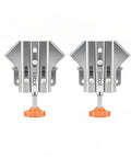 Stainless Steel Right Angle Clamp Set, Two-Piece 90 Degree Corner Clamps With Adjustable Swing Jaw For Woodworking, Welding, Framing And DIY Projects