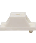 Twenty Pack Heavy Duty Plastic Drawer Slide Cabinet Side Spacers Three Quarter Inch Profile, white plastic mount for cabinet installation.
