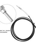 Fiber Optic Sensor Probe Cable 1 Meter Long With Gasket Nut Light Sense Diffuse Reflective Digital Fiber Optic M6 Probe
