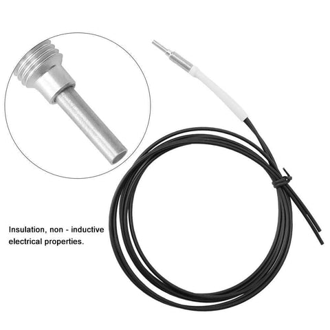 Fiber Optic Sensor Probe Cable 1 Meter Long With Gasket Nut Light Sense Diffuse Reflective Digital Fiber Optic M6 Probe