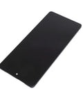 7 Inch TFT Phone Display Replacement Kit With Superior Brightness for quick install, black screen panel shown at angle