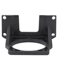 Heavy Duty Gear Motor Mounting Bracket For 110V 180W Through 370W Single Phase Motors Aluminum Alloy Black Mount Triangular Reinforced Side Plates Great For DIY Projects Home Workshop Model Makers, black aluminum mount
