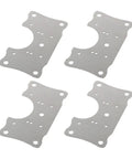 Rotating Concealed Cabinet Hinge Set Stainless Steel Doors And Furniture Hardware 4 Pack Easy Install High Load Bearing